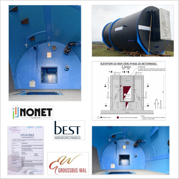 Installation station de pompage.